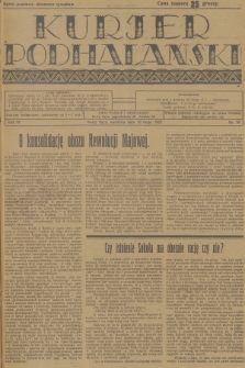 Kurjer Podhalański. R.4, 1929, nr 19