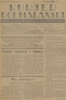 Kurjer Podhalański. R.4, 1929, nr 21