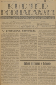 Kurjer Podhalański. R.4, 1929, nr 23