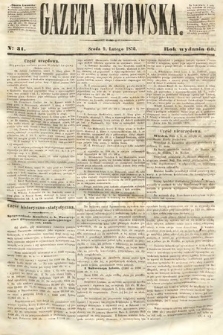 Gazeta Lwowska. 1870, nr 31