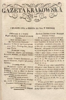 Gazeta Krakowska. 1817, nr 64