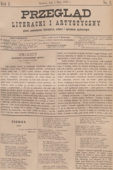 Przegląd Literacki i Artystyczny : pismo poświęcone literaturze, sztuce i sprawom społecznym. R.1, 1882, nr 3 + dod.