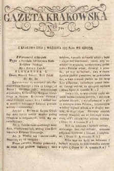 Gazeta Krakowska. 1817, nr 71