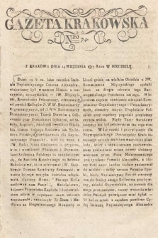 Gazeta Krakowska. 1817, nr 74