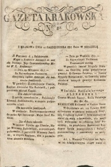 Gazeta Krakowska. 1817, nr 82