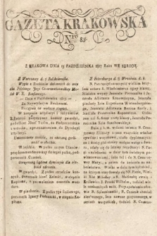 Gazeta Krakowska. 1817, nr 83
