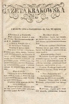 Gazeta Krakowska. 1817, nr 85