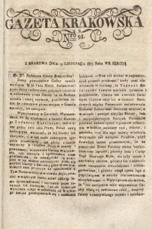 Gazeta Krakowska. 1817, nr 93