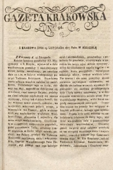 Gazeta Krakowska. 1817, nr 94