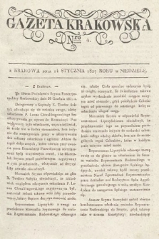 Gazeta Krakowska. 1827, nr 4