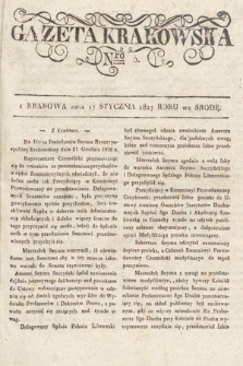 Gazeta Krakowska. 1827, nr 5