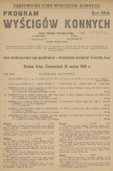 Program Wyścigów Konnych. 1950, nr 4