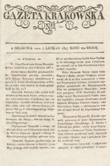 Gazeta Krakowska. 1827, nr 11