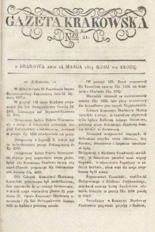 Gazeta Krakowska. 1827, nr 21