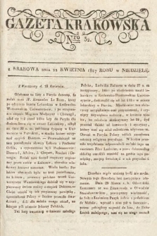 Gazeta Krakowska. 1827, nr 32