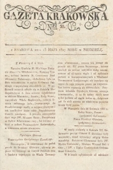 Gazeta Krakowska. 1827, nr 38