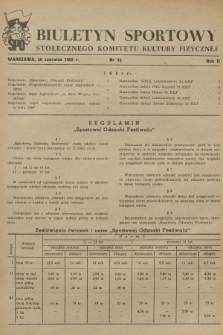 Biuletyn Sportowy Stołecznego Komitetu Kultury Fizycznej. R.2, 1955, nr 12