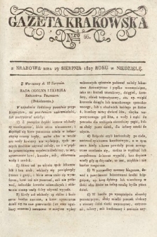 Gazeta Krakowska. 1827, nr 66