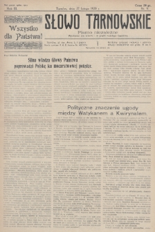 Słowo Tarnowskie : pismo niezależne. 1929, nr 9