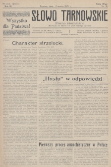 Słowo Tarnowskie : pismo niezależne. 1929, nr 10