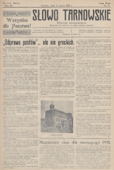 Słowo Tarnowskie : pismo niezależne. 1929, nr 11
