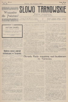Słowo Tarnowskie : pismo niezależne. 1929, nr 12