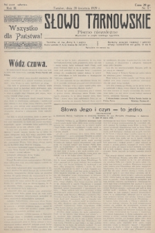 Słowo Tarnowskie : pismo niezależne. 1929, nr 17