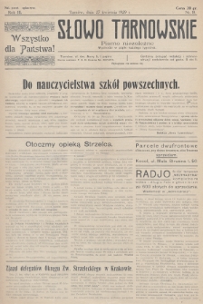Słowo Tarnowskie : pismo niezależne. 1929, nr 18