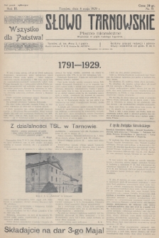 Słowo Tarnowskie : pismo niezależne. 1929, nr 19