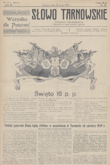 Słowo Tarnowskie : pismo niezależne. 1929, nr 20