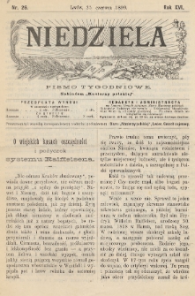 Niedziela : pismo tygodniowe. 1899, nr 26