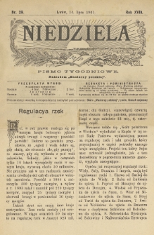 Niedziela : pismo tygodniowe. 1900/1901, nr 29