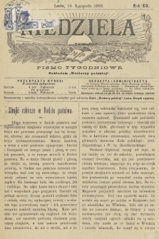 Niedziela : pismo tygodniowe. 1902, nr 46