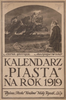 Kalendarz „Piasta” na Rok Pański 1919
