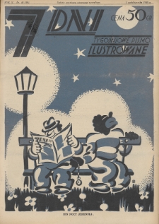 7 Dni : tygodniowe pismo ilustrowane. 1930, nr 40