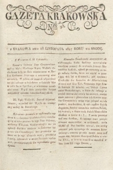 Gazeta Krakowska. 1827, nr 95