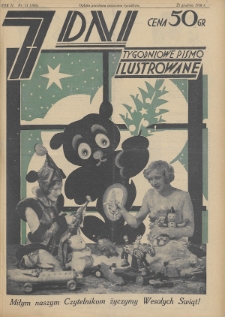 7 Dni : tygodniowe pismo ilustrowane. 1930, nr 51