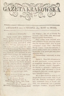 Gazeta Krakowska. 1827, nr 99