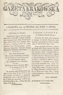 Gazeta Krakowska. 1827, nr 101