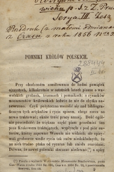 Pomniki królów polskich