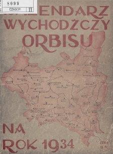 Kalendarz Wychodźczy Orbisu na Rok 1934