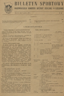 Biuletyn Sportowy Wojewódzkiego Komitetu Kultury Fizycznej w Rzeszowie. 1954, nr 50