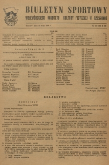 Biuletyn Sportowy Wojewódzkiego Komitetu Kultury Fizycznej w Rzeszowie. 1956, nr 25