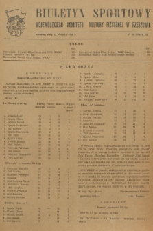 Biuletyn Sportowy Wojewódzkiego Komitetu Kultury Fizycznej w Rzeszowie. 1956, nr 41