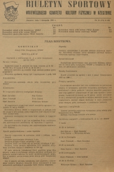 Biuletyn Sportowy Wojewódzkiego Komitetu Kultury Fizycznej w Rzeszowie. 1956, nr 53