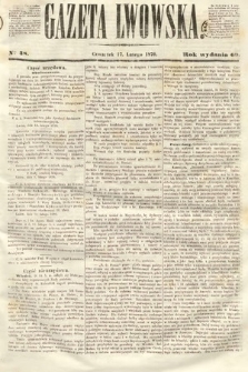 Gazeta Lwowska. 1870, nr 38