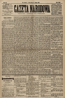 Gazeta Narodowa. 1903, nr 42