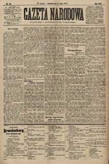 Gazeta Narodowa. 1903, nr 58