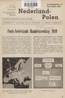 Nederland-Polen : Maandblad ter Bevordering van de Economische en Culturele betrekkingen. Jg.3, 1949, No. 2-3