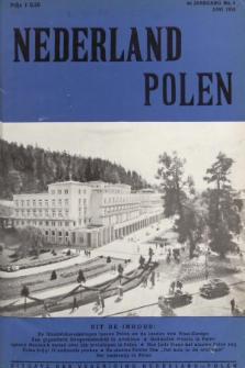 Nederland-Polen : Maandblad ter Bevordering van de Economische en Culturele betrekkingen. Jg.4, 1950, No. 6